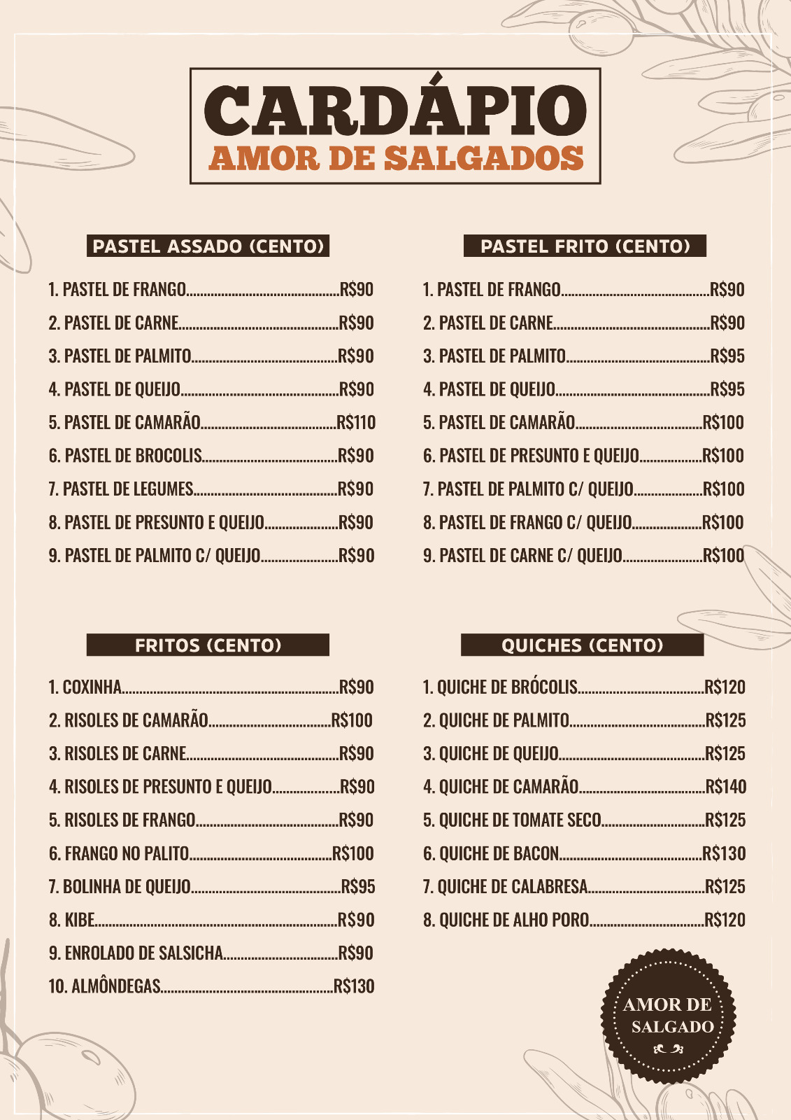 Salgados Amor de Salgados